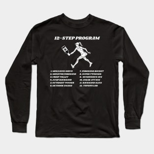 US Open Funny Tennis Addict 12-Step Program Long Sleeve T-Shirt